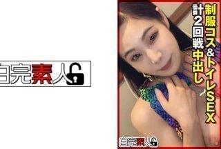 494SIKA-356 制服コス&amp;amp;トイレSEX計2回戦中出し